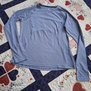 Spyder Women's L Performnc Running Shirt W Thumb Holes & Hidden Side Pocket NWOT